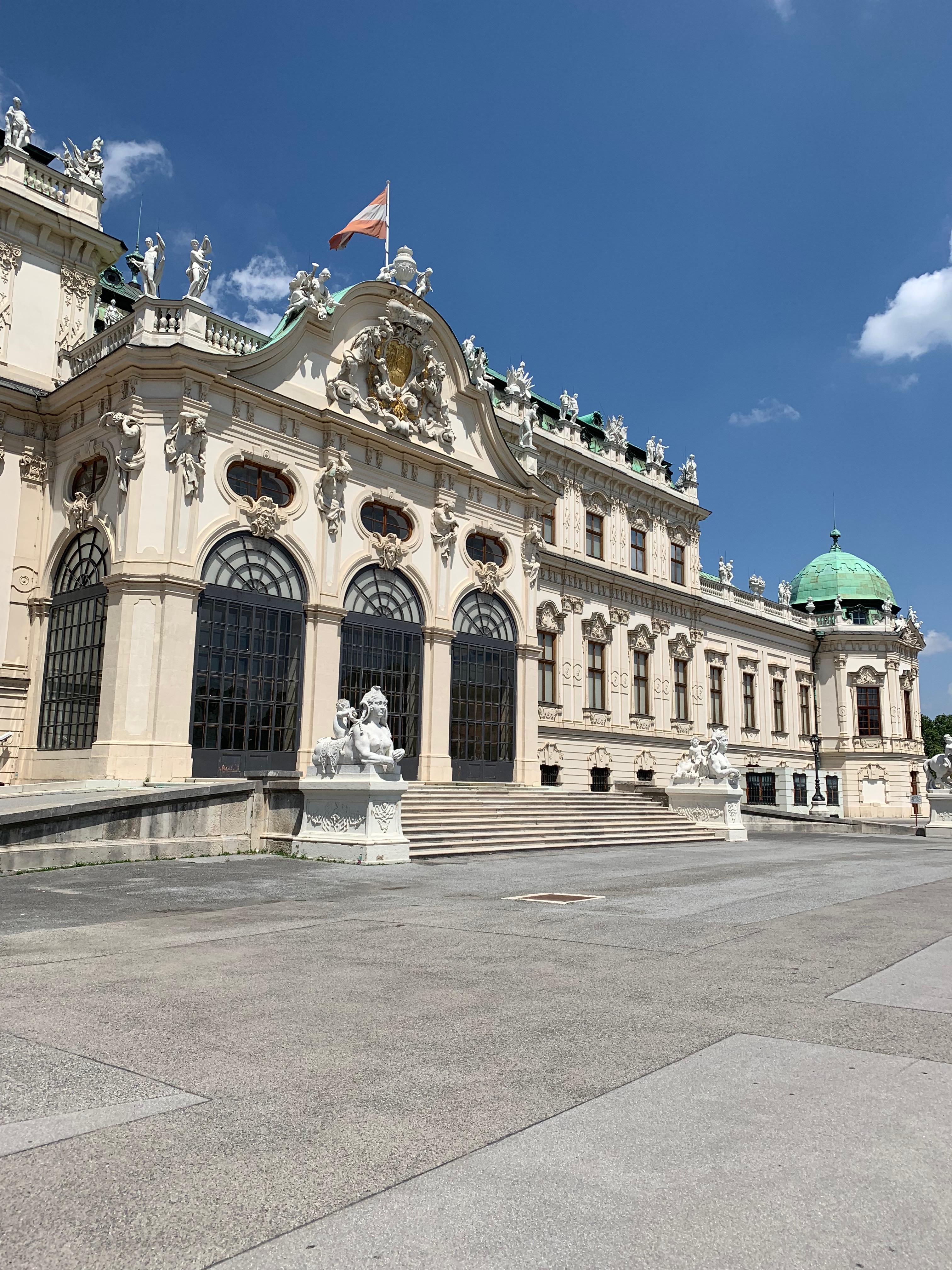 Upper Belvedere palace and exhibitions